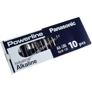 Panasonic CPL industrielle alcaline AA LR6AD LR6 M 1.5V 10 pack