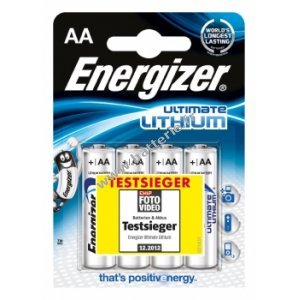 Energizer Pile Mignon Lithium AA Ultimate 4pcs blister