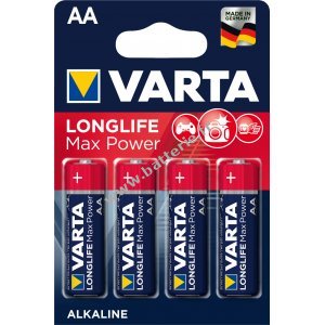 Varta Max Tech Pile alcaline AA Mignon 4pcs blister