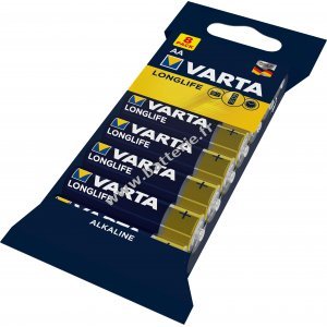 Varta Pile AA-Mignon extra alcaline longue dure 8 pack