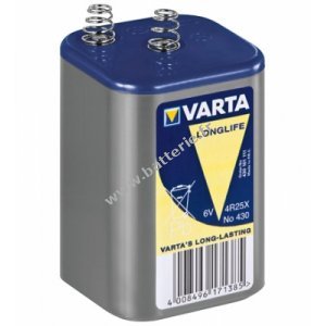 Batterie de lanterne Varta Type 0430 4R25 bloc 6V