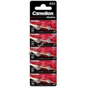 Camelion Batterie bouton LR41 LR1136 AG3 Blister de 10