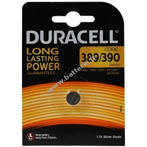 Duracell Pile bouton SR54/ SR1130W/ type 389 390 1er blister