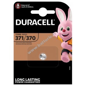 Duracell Pile bouton SR920SW/ type 370 / 371 1 blister