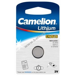 Camelion Pile bouton au lithium CR1616 1er blister