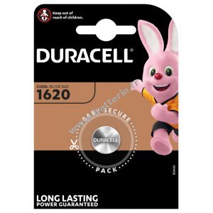 Duracell Pile bouton lithium DL1620 / CR1620 1er blister