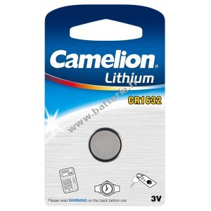 Pile bouton au lithium Camelion CR1632 1er blister