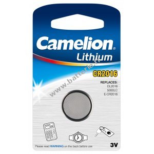 Camelion Pile bouton lithium CR2016 1er blister