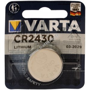 Pile bouton au lithium Pile Varta lectronique CR2430 3V 1er blister
