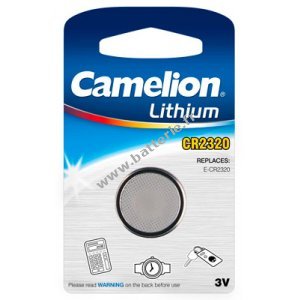 Pile bouton au lithium Camelion CR2320 1 blister