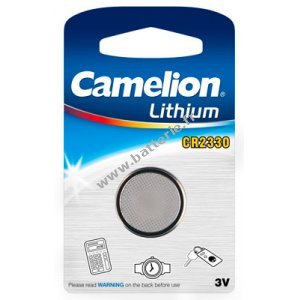 Pile bouton au lithium Camelion CR2330 1 blister