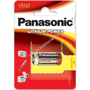 Batterie Panasonic photo Alimentation photo 123 CR123A RC R123 1er blister