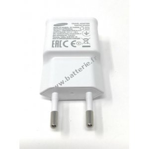 Samsung Chargeur / adaptateur de charge d'origine pour Samsung Galaxy S3 / S3 mini /S5/S6/S7/S7 edge Blanc