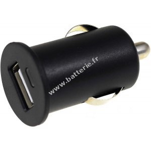 Powery Mini chargeur de voiture avec connexion USB 1A