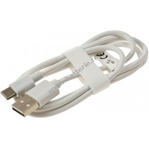 goobay Cble de chargement et de synchronisation USB-C pour appareils avec connexion USB-C, 1m, blanc