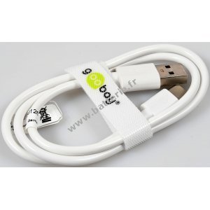 goobay Cble de charge et de synchronisation USB-C pour appareils avec connexion USB-C, 0,5m, blanc