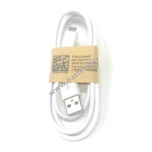 Cble de chargement USB original Samsung / cble de donnes pour Samsung Galaxy S3 / S3 Mini White 1m