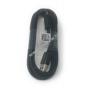 Cble de charge USB original Samsung / cble de donnes pour Samsung Nexus S I9250 Noir 1,5m