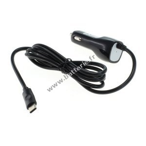 Cble de chargement voiture / chargeur / chargeur voiture type C (USB-C) 1A pour allume-cigare