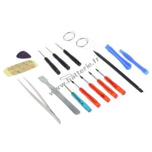 Powery Set d'outils pour Smartphones,Tablettes,MacBooks (jusqu'en 2011),MacBook Air,MacBook Pro ( partir de 2012)