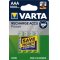 Varta Alimentation Pile Ready2Use Micro AAA HR03 LR03 Blister de 4 1000mAh