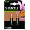 Duracell Batterie rechargeable AAA, Micro, HR03 900mAh Blister de 2