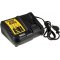 Dewalt Chargeur de batterie rapide / chargeur de batterie 10.8-18V DCB115 pour toutes les batteries de glissires XR