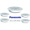 Panasonic Pile bouton lithium CR2032 / DL2032 / ECR2032 20 pices en vrac