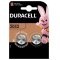 Duracell Pile bouton lithium CR2032 DL2032 2pcs blister