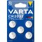 Pile bouton au lithium Varta CR2032, remplace DL2032 IEC CR2032 5-pack blister pack