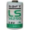 Batterie au lithium Saft LS14250 1/2AA 3.6Volt