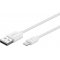 goobay Lightning MFi / USB sync et cble de chargement pour Apple iPhone/iPad Blanc