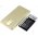 Batterie pour Samsung Galaxy S5/ type EB-B900BC gold 5600mAh