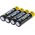 Batterie Varta 4006 Pile Mignon AA industrielle 4 cellules en feuille