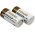 EagleTac CR123 A Batterie Li-Ion 16340 (CR123A, RC R123) 750mAh 3,7V (2 pices)