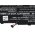 Batterie adapte  l'ordinateur portable Lenovo ThinkPad X1 Yoga 2018, type L17M4P71 et autres.