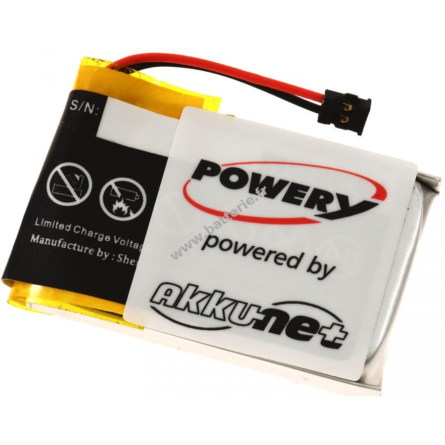 Batteria TECHTEK 250mAh Per Garmin Forerunner 620 – Sostituzione 361-00076-00, Li-Polymer 3.7V