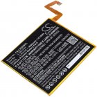 Batterie adapte  la tablette Lenovo Tab M10 Plus, TB-X606F, type L19D1P32