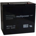 batterie au plomb (multipower) MP62-12C pour applications cycliques batterie au plomb (multipower) MP62-12C pour applications cycliques