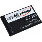 Batterie pour Beafon SL240 / type SL140/SL240