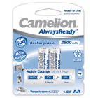 Camelion HR6 Mignon AA AlwaysReady 2 paquets de blister 2500mAh