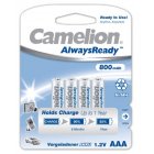 Camelion HR03 Micro AAA AlwaysReady, batterie rechargeable Ni-MH, 4 pcs. 800mAh blister