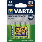 Varta Pile d'alimentation Ready2Use Mignon AA 5716 HR6 LR06 Blister de 4 2600mAh