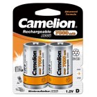 Camelion Batterie rechargeable Ni-MH HR20 Mono D 2 pack blister 7000mAh