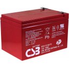 CSB Batterie au plomb EVH12150/X3 12V 15Ah rsistante aux cycles
