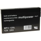Batterie au plomb (multipower ) MP2-12SL 12V