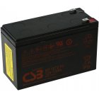 CSB Batterie au plomb GP 1272 F2 a.o. pour APC Back-UPS BK500 12V 7,2Ah