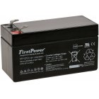 FirstPower Batterie au plomb-gel FP1212 1,2Ah 12V VdS