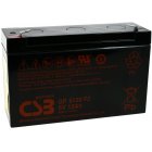 CSB Batterie de secours au plomb GP6120 12V 12,0Ah