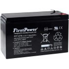 FirstPower Batterie au plomb-gel FP1270 VdS